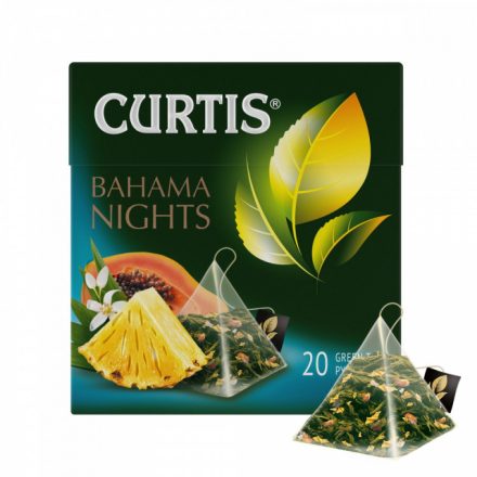Curtis Bahama Nights prémium zöld szálas tea 20 filter 34g 158238