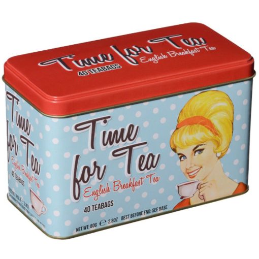 New English Teas Reggeli Tea (Tea idő) 40 filter fémdobozban 80g