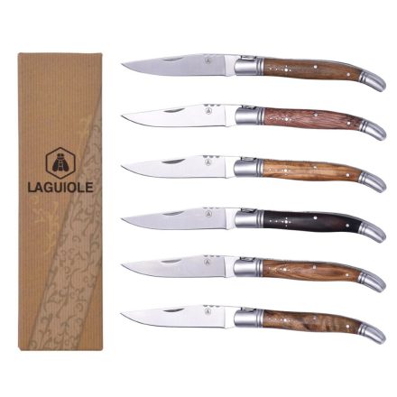LAGUIOLE Vadász Bicska szett 6 db-os különböző markolattal 40268402