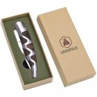 LAGUIOLE Vadász Bicska, Pakkafa Markolattal, gyönyörű acél berakással 40268635