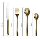 LAGUIOLE  16 részes evőeszköz készlet  rozsdamentes acél arany színű 40269020
