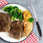 LAGUIOLE Prémium Steakkés, 4 db, Pakkafa markolattal, recézett éllel 40269028