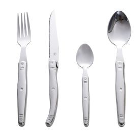   LAGUIOLE 16 részes evőeszköz készlet, rozsdamentes acél Ezüst színű. 40269060