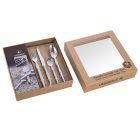 LAGUIOLE 16 részes evőeszköz készlet, rozsdamentes acél Ezüst színű. 40269060