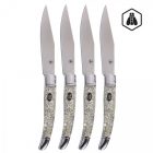 LAGUIOLE Prémium Steakkés, 4 db, Plasztik gyöngyház markolattal 40269069
