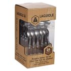 LAGUIOLE Evőeszköz készlet Fa tárolóval, 24 darabos 40269078