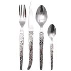 LAGUIOLE  16 részes evőeszköz készlet rozsdamentes acél, arabeszk díszítéssel, 40271012