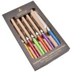 LAGUIOLE Prémium Steakkés, 6 db, Színes markolattal 40271017