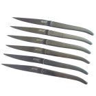 LAGUIOLE Steak Késkészlet fekete, tartóban 6 darabos 40271020