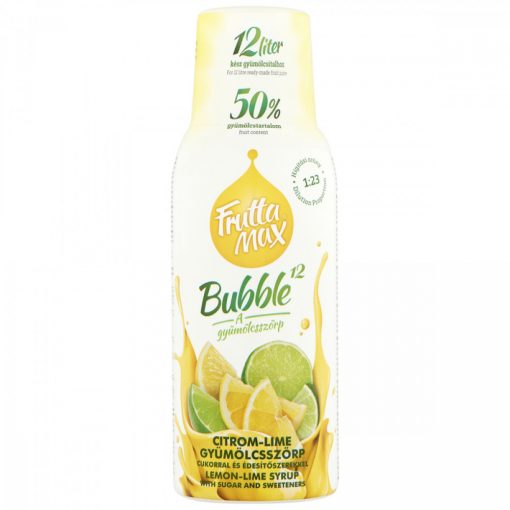 FruttaMax Bubble12 Citrom-Lime gyümölcsszörp 500ml 60070