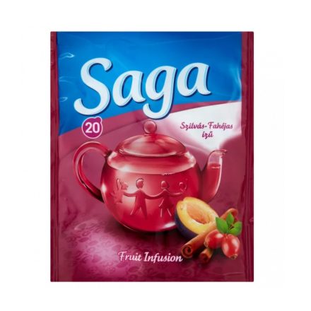 SAGA Szilvás - Fahéjas ízű tea 20 filter 30g