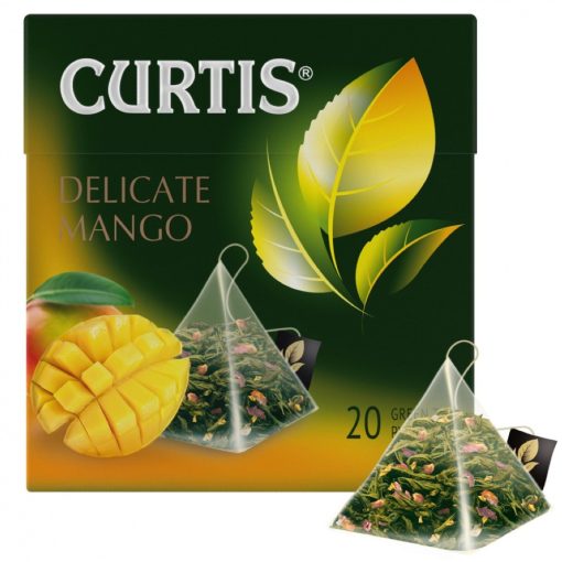 Curtis Delicate Mango prémium zöld szálas tea 20 filter 36g 851051