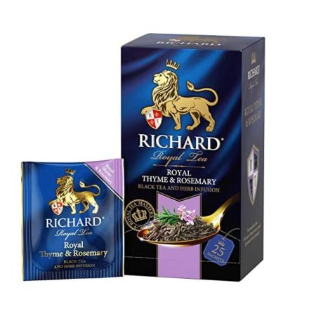 Richard Royal Kakukkfű-Rozmaring fekete tea, 25 filter, 50g 852522