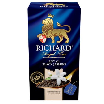 Richard Royale Black Jasmine prémium fekete szálas tea 25 filter 854496