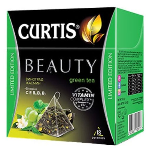Curtis Beauty zöld szálas tea 15 filter 25,5g 858579