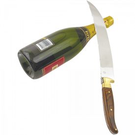   LAGUIOLE Pezsgőnyitó Szablya Elegant, Pakkafa markolattal 40268086