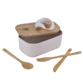   LAGUIOLE  Exclusive uzsonnás doboz bambusz evőeszközökkel és fedővel 40268149
