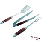 LAGUIOLE BBQ Szett, Pakkafa Markolattal, Köntössel és kesztyűvel, Táskában 40268321