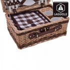 LAGUIOLE Piknik Készlet,  Fonott kosárban, minden ami a Piknikhez kell 40268331