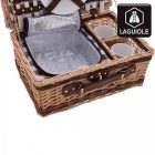 LAGUIOLE Piknik Készlet,  Fonott kosárban, minden ami a Piknikhez kell 40268331