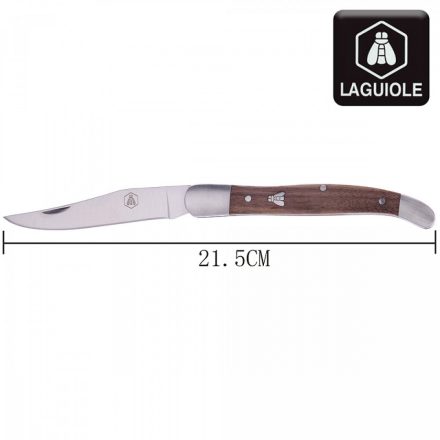 LAGUIOLE Vadászbicska 21,5 cm-es, egzotikusfa markolatú kés 40268384