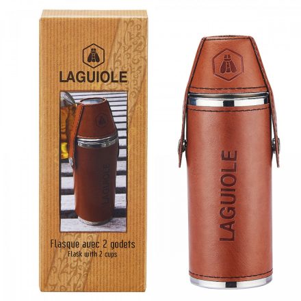 LAGUIOLE Flaska, Két Pohárral, Fém 235 ml 40268427