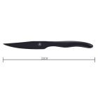 LAGUIOLE Prémium Steakkés, 4 db, Egyben Gyártott Fekete Rozsdamentes acél 40268432