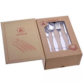   LAGUIOLE Evőeszköz Fém, Logózott nyéllel, 24 darabos 40268433