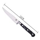LAGUIOLE Prémium Steakkés, 4 db, Plasztik, Fekete-Fehér cirkás markolattal 40268473