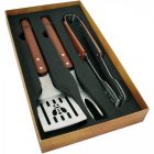LAGUIOLE BBQ Szett, Pakkafa Markolattal, Köntössel és kesztyűvel, Táskában 40268321