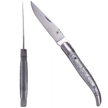 LAGUIOLE Vadászbicska 21,5 cm-es, Ergonómikus Velencei mintázatú, rozsdamentes acél markolatú kés 40268860