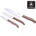 LAGUIOLE CHEF Késkészlet, Fa tartóban, Bükkfa markolattal, 3 darabos 40268871