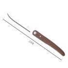LAGUIOLE Prémium Steakkés, Mikro fogazott penge , 6 db, Diófa markolattal 23 cm 40268880
