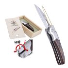 LAGUIOLE Vadászbicska beépített ledfénnyel, Pakkafa markolattal díszdobozban 40268985