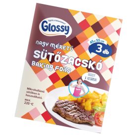   Glossy Nagy méretű sütőzacskó, Húsos, 3 db 45x55 cm K-SZ100-0002