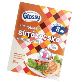   Glossy Kis méretű sütőzacskó, Csirkés, 8 db 25x38 cm 5860058