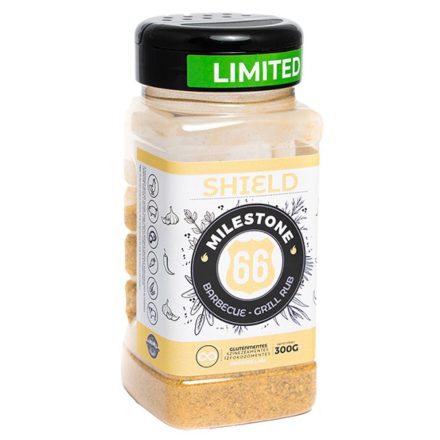MILESTONE66 BBQ-GRILL RUB – SHIELD – 300G.