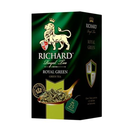 Richard Royale Green prémium zöld szálas tea 25x2g 