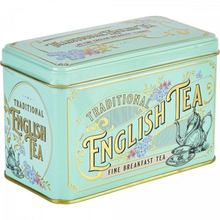 New English Teas Vintage Victorian Reggeli Tea (40 filter) Fémdobozban 80g