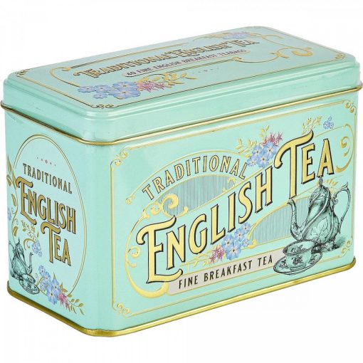 New English Teas Vintage Victorian Reggeli Tea (40 filter) Fémdobozban 80g